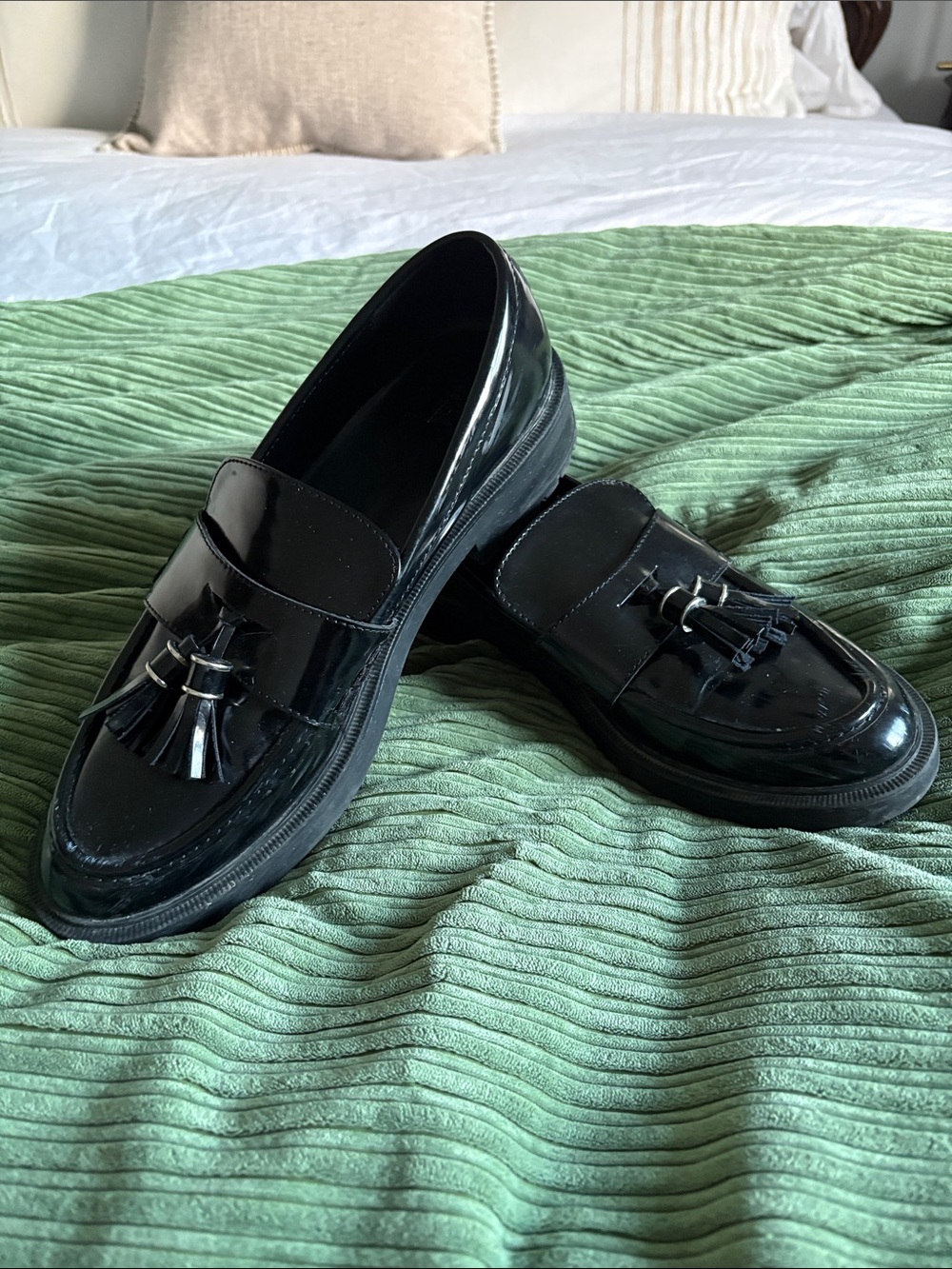 Classic Women’s Black Tassel Loafers